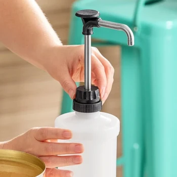 Server Exclusive Eco 1 oz. Stainless Steel Condiment Pump