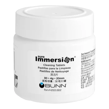 Bunn 42933.0002 30-Count 4 Gram Cleaning Tablets for Sure Immersion Brewers