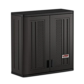 Suncast BMCCPD3000 Dark Gray 2-Shelf Heavy-Duty Wall Storage Cabinet - 30" x 12" x 30 1/4"