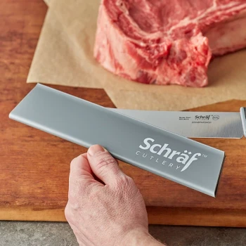 Schraf 11 1/4" x 2" Gray Polypropylene Blade Guard
