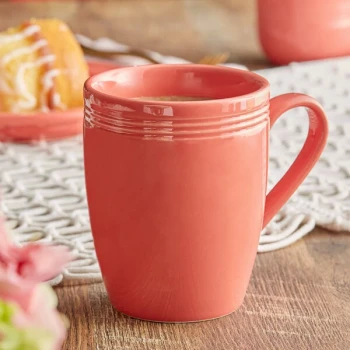 Acopa Capri 12 oz. Coral Reef Stoneware Mug - 24/Case