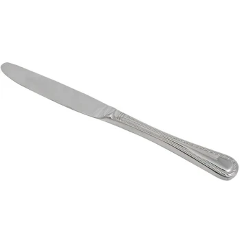 Bon Chef S1014 Sombrero 9 5/8" 13/0 Stainless Steel Extra Heavy European Size Hollow Handle Dinner Knife - 12/Case