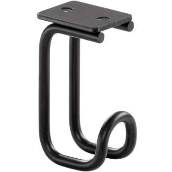 Safco 2255BL Black Accessory Hook   - 24/Pack