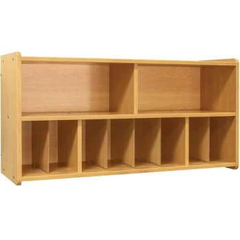 Tot Mate TM2336R.S2222 Maple Laminate Diaper Wall Storage - 46" x 15" x 23 1/2"; Unassembled