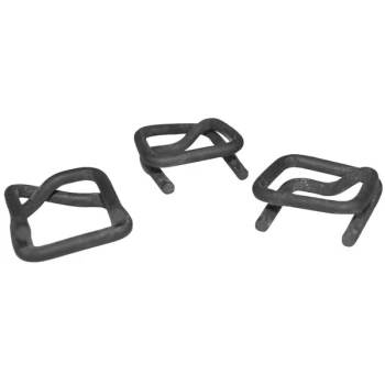Encore Packaging 3/4" Heavy-Duty Phosphate Wire Buckle for Cord Strapping - 1,000/Case
