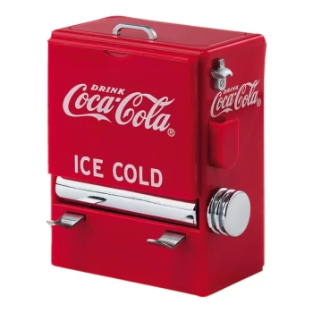 TableCraft Coca-Cola® Red Plastic Vending Machine Toothpick Dispenser
