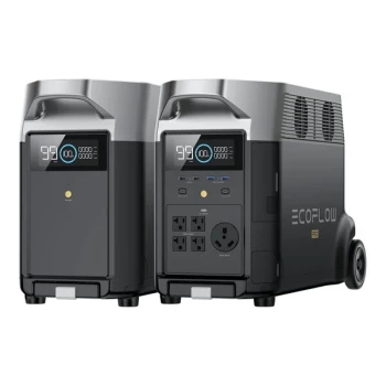EcoFlow DELTA Pro DELTAPRO-DELTAPROEB-US2 Lithium-Ion Portable Power Station with (2) Extra Batteries