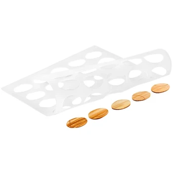 Silikomart CHABLON OVAL 26 Compartment Silicone Baking Mold - 15/16 inch x 1 5/16 inch Cavities - 2/Pack