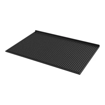 Borray Manufacturer Inc. 48" x 32 1/2" x 2 1/2" Black ABS Meat Shelf Liner - 6/Case