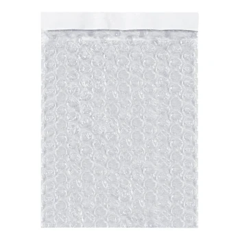 Lavex 8" x 17 1/2" Self-Seal Bubble Bag - 250/Case