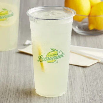 Carnival King 24 oz. PET Lemonade Cup - 50/Pack