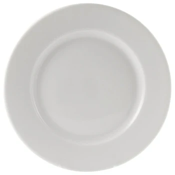 10 Strawberry Street BISTRO-8 Bistro 8" Bright White Porcelain Salad / Dessert Plate - 24/Case