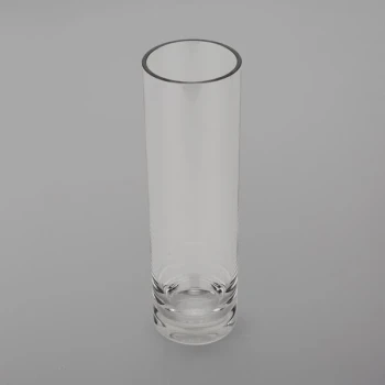 GET V-21-CL Ace of Vase 13" Clear Polycarbonate Accent Vase