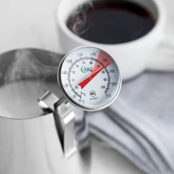 Choice 8" Hot Beverage / Frothing Thermometer 30 - 220 Degrees Fahrenheit