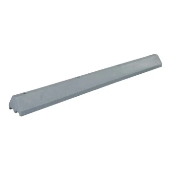 Vestil 96" x 10" x 7" Gray Plastic Truck Stop CS-TB96-G