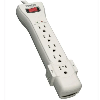 Tripp Lite SUPER7 7' Light Gray 7-Outlet Surge Protector, 2160 Joules
