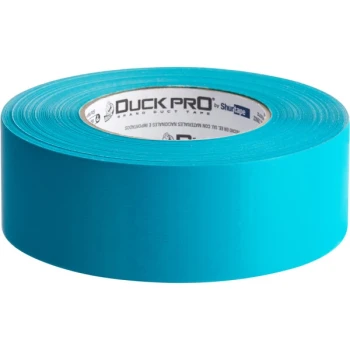 Shurtape PC 608 2" x 60 Yards Teal Contractor Grade Co-Extruded Poly-Hanging Duct Tape