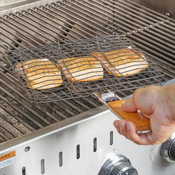 Mr. Bar-B-Q Triple Fish Basket 06623Y