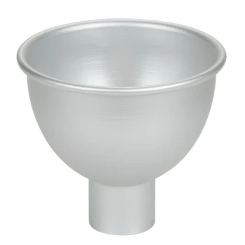 American Metalcraft 4 Qt. (128 oz.) 8 3/4" Aluminum Large Mouth Funnel 1004
