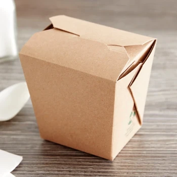 Fold-Pak Earth 16MWEARTHM 16 oz. Microwaveable Paper Take-Out Container - 450/Case