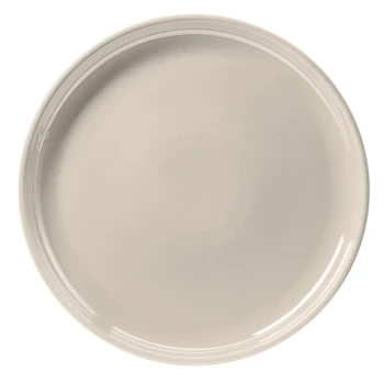 Hall China from Steelite International HL26130AWHA Ivory (American White) 13 1/4" China Chop Plate - 6/Case
