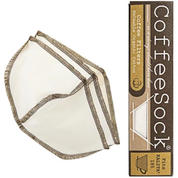 CoffeeSock Kalita Wave 185 Reusable Coffee Filter KAL185-01 - 2/Pack