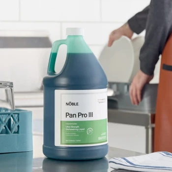 Noble Pan Pro III 1 Gallon / 128 oz. Concentrated Ultra Strength Liquid Dish Soap - 4/Case