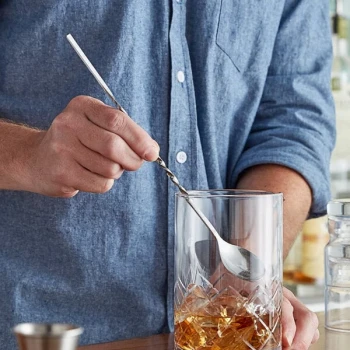 American Metalcraft 511P 11" Stainless Steel Twisted Bar Spoon