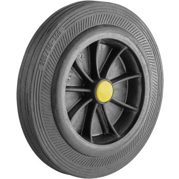 Lavex Wheel for 50 and 64 Gallon Rectangular Rollout Trash Cans