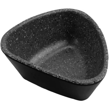 cheforward™ by GET Revive 3 oz. Triangular Stone Gray Melamine Ramekin - 24/Case