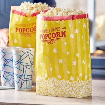 Carnival King 7 1/2" x 3 1/2" x 12" 170 oz. Popcorn Bag - 500/Case