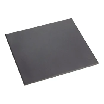 American Metalcraft Nera Nano 16" x 14" Rectangular Black Cordierite Pizza Stone PSB1416