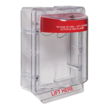Safety Technology International Stopper II Indoor Surface-Mount Fire Pull Station Cover STI-1230