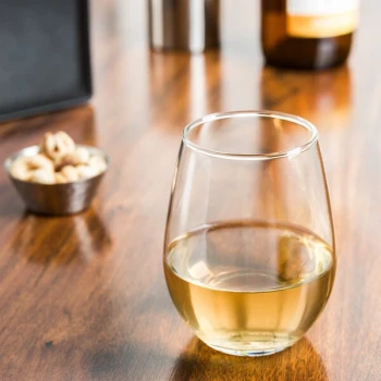 Libbey 217 11.75 oz. Customizable Stemless White Wine Glass - 12/Case