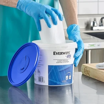 Everwipe by Tork Chem-Ready Empty Bucket for Wiping Rolls - 5/Case