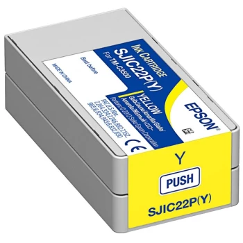 Epson C33S020583 Yellow Ink Cartridge for ColorWorks TM-C3500 Label Printers