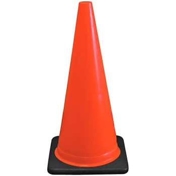 Cortina DW Series 28" Orange Traffic Cone with 10 lb. Base 03-500-18