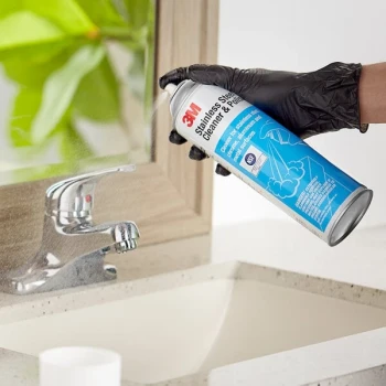 3M 14002 21 oz. Aerosol Stainless Steel / Metal Cleaner and Polish