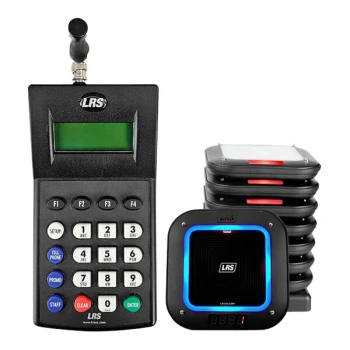 LRS Connect Pro Guest Paging System 45 Pager Kit with Connect Transmitter