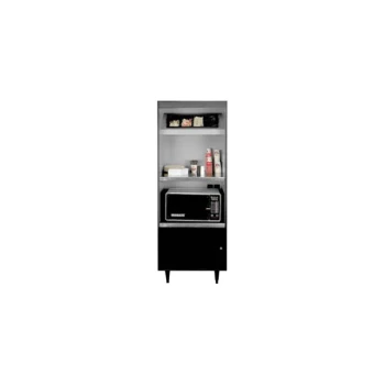 All State Manufacturing 27" x 23 1/4" x 72" Condiment Stand with High Tray AS272-HT-N/L