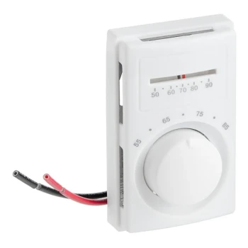 Robertshaw 800 Series Mercury-Free SPST Line Voltage Non-Communicating Mechanical Cooling Thermostat 803A