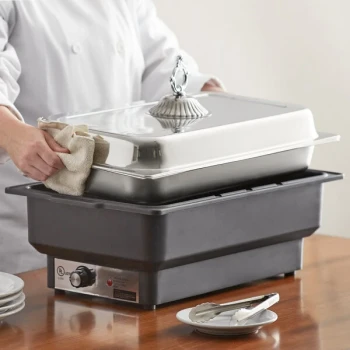 Acopa 8 Qt. Full Size Electric Water Pan / Warmer - 120V, 900W