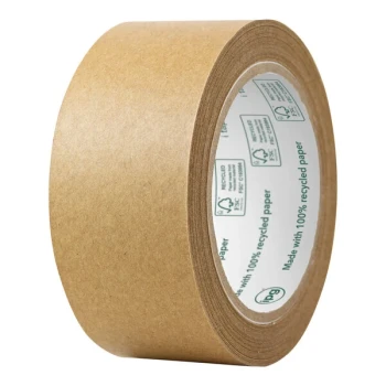 IPG 100e 1.88" x 60 1/8 Yards 100% Recycled Kraft Paper Sealing Tape 100E.48 - 36/Case