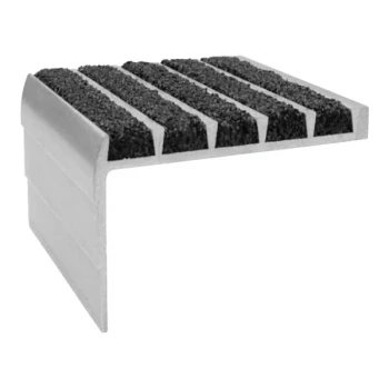 Wooster Supergrit Type 132 3" x 36" Stair Tread Nosing with Black Grit Surface 132BLA3