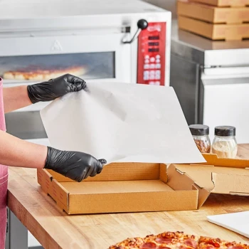 Choice 14" x 14" Quilon® Coated Pizza Box Liner - 1,000/Pack
