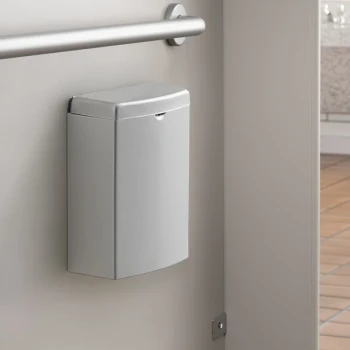 Bobrick B-270 Stainless Steel Sanitary Napkin Receptacle