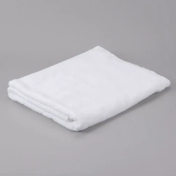 Oxford Gold Cam 35" x 66" 100% Ring Spun Cotton Loops Bath Sheet 19 lb. - 36/Case