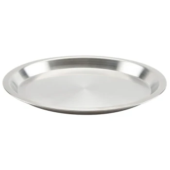 American Metalcraft 1300SS 11 7/8 inch x 7/8 inch 18 Gauge Stainless Steel Pie Pan