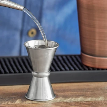 Acopa 0.5 oz. & 0.75 oz. Stainless Steel Japanese Jigger