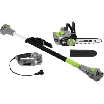 Earthwise CVPS43010 2-in-1 Multi-Tool 10" Corded Convertible Pole Chainsaw CVPS43010 - 120V, 60Hz, 7 Amp